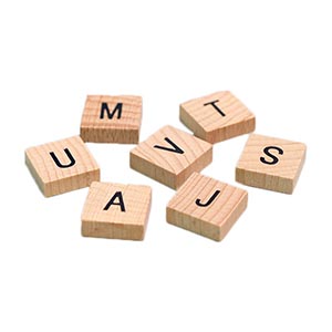 Letter Tiles 0.75in